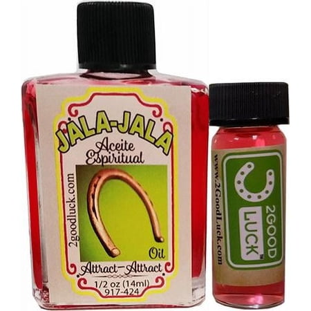 Attract-Attract Spiritual Oil With 1 Dram Perfume Set / Aceite Espiritual Jala-Jala