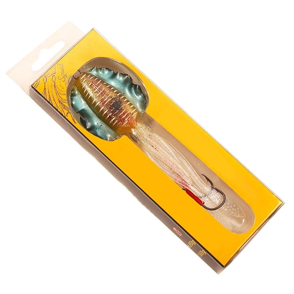 & Attractants Squid Trap Luminous Soft Rigged 15cm 55 6g Trolling Suitable For Grouper Sea And Mackerel 7 Styles