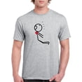 thumbnail image 1 of Attracted To Her T-Shirt Men -Smartprints Designs, Male 3X-Large, 1 of 4