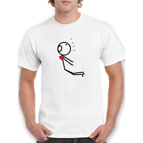 Attracted To Her T-Shirt Men -Smartprints Designs, Male 5X-Large