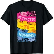 Attracted To Human LGBT Pansexual Pride Month LGBTQ Parade T-Shirt
