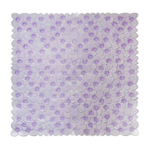 Attraction Design 21"x24" Pvc Bath Mat Transparent Pvc Bath Mat Bathtub Massage Mat With Sucker