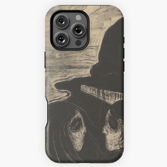 Attraction I Abstract Horror Art Phone Case for iPhone 16 15 14 13 12 11 Pro Max M5900223