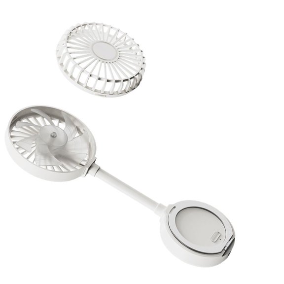 Attraction Small Fan USB C Foldable Portable Rechargeable Handheld Fan For Desktop Classroom Bedroom