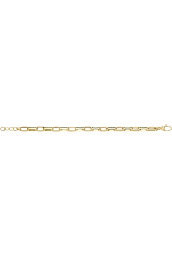 Attractive 9k Gold Women Bracelet - 9 inch*7mm, 8 Grams