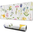 thumbnail image 1 of Attractive Anime Mouse Pad - Large Gaming Mat, Beautiful Flowers Desk Mat - Perfect for Women’s Office Décor & Desk Accessories - XL Laptop Keyboard Mat with Stitched Edges, 31.5x11.8 inches, 1 of 7