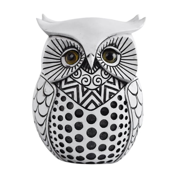 Attractive Black Owl Decorations: Resin Figurines Suitable For Elegant Home And Perfectly Suitable For TV Cabinets Bookshelves Living Rooms And Entrances Ornament Ornament Glass Fancy Ornament