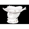 thumbnail image 1 of Attractive & Delightful Ceramic Seashell W/ Fish Platter In White, 1 of 2