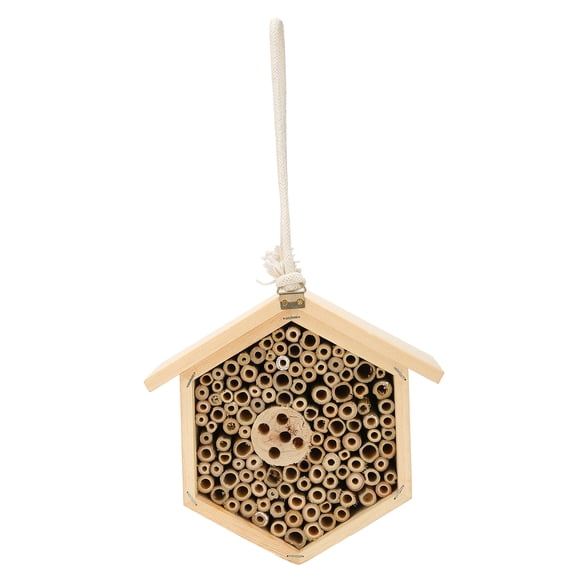 Attractive Hanging Hotel for Beneficial Insects Handcrafted Decorative Garden Insect Shelter