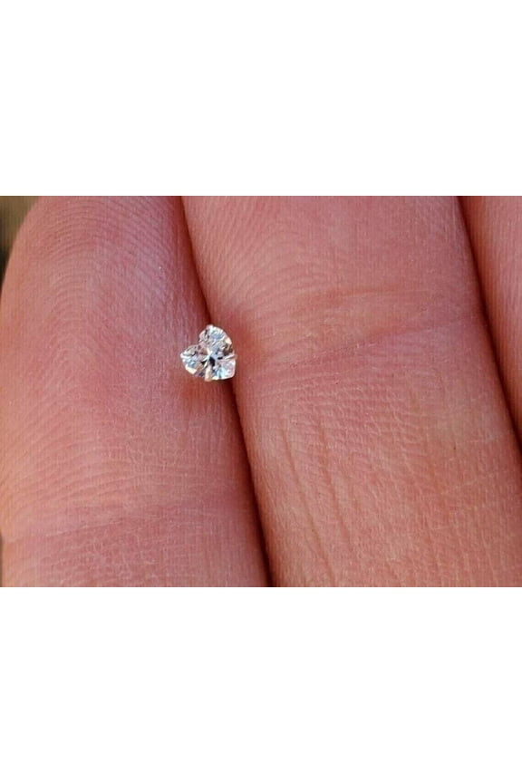 Attractive Heart Cut Lab Created Diamond 14k Yellow Gold Plated Stud Ear Nose Pins Body Piercing Gift.