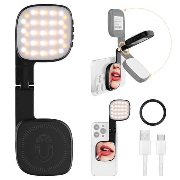 Attractive Hoop Light Highlighting LED Lighting Modifiable Pocket tool Three Color Temperatures for Mobile Photography