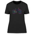 thumbnail image 1 of Attractive Neon Bicycle T-Shirt Women -Image by Shutterstock, Female 3X-Large, 1 of 2