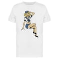 thumbnail image 1 of Attractive Pin Up Sailor  T-Shirt Men -Image by Shutterstock, Male Large, 1 of 2