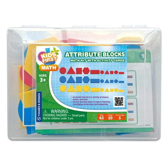 Attribute Blocks Math Kit with Activity Cards (Other)