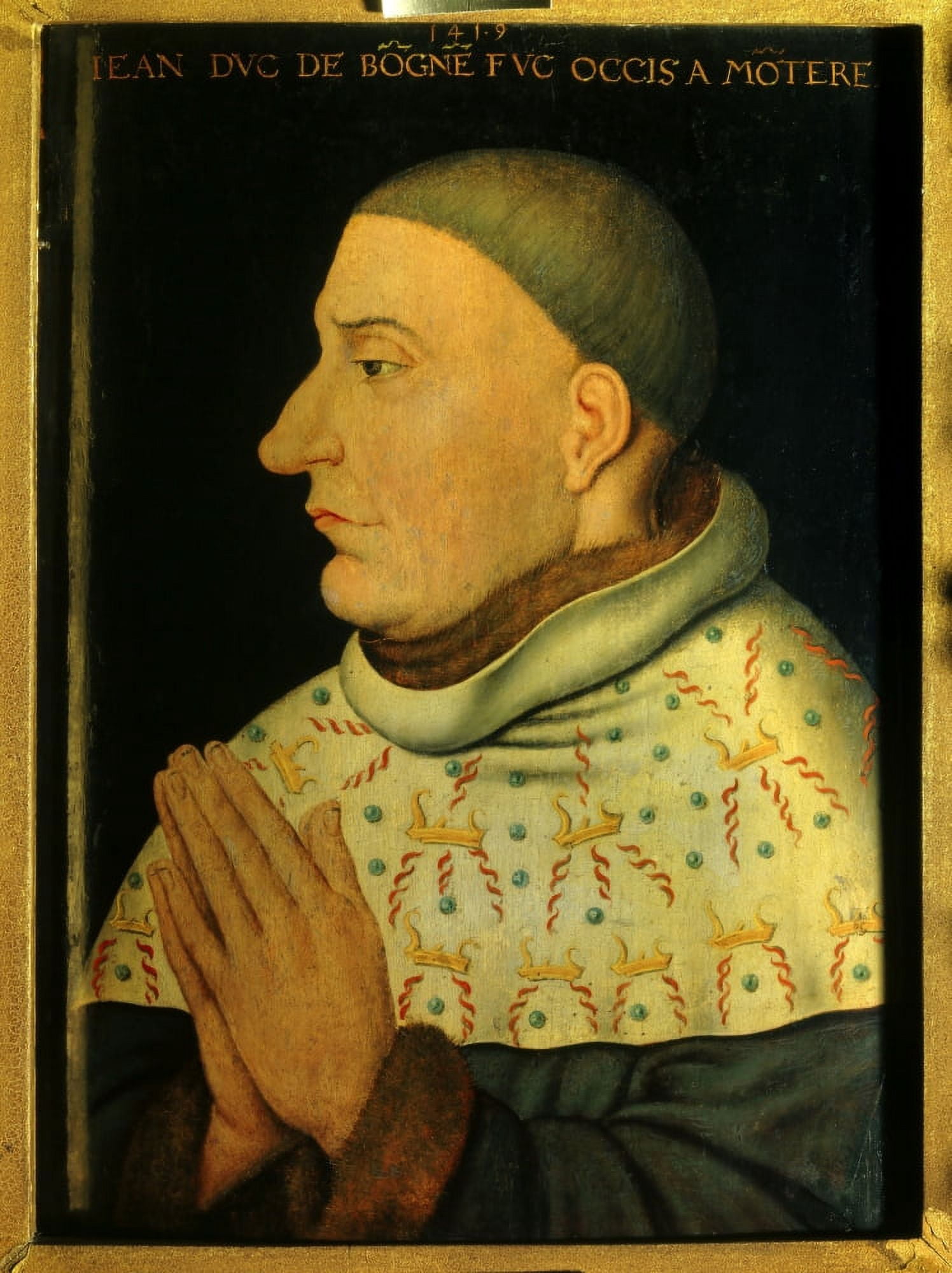 Attributed To Jean Malouel (Before 1370-1415) French School Canvas Art - (18 x 24)