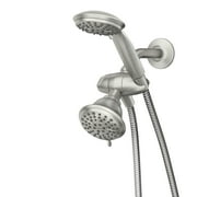 Attune 8-spray 4 in. Shower Head with Handheld Spray Combo in Spot Resist Brushed Nickel