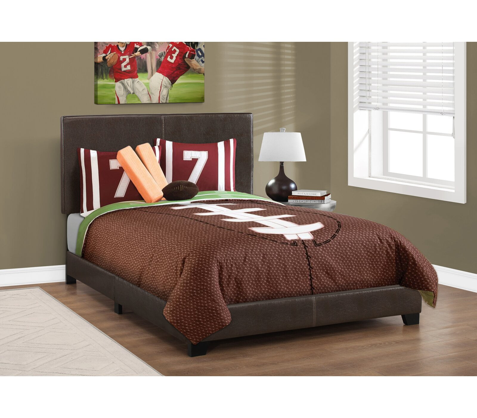 Attwater Full Upholstered Standard Bed, Box Spring Required, Box Spring