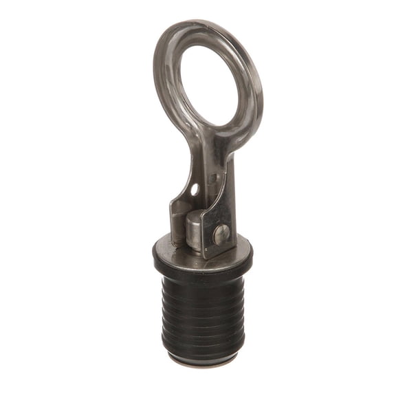 Attwood 1" Drain Plug with Stainless Steel Snap Handle
