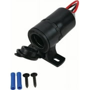 Attwood 11862-6 Universal 12V Cigarette Lighter Adapter Socket Outlet for Marine/RV with Mounting Kit