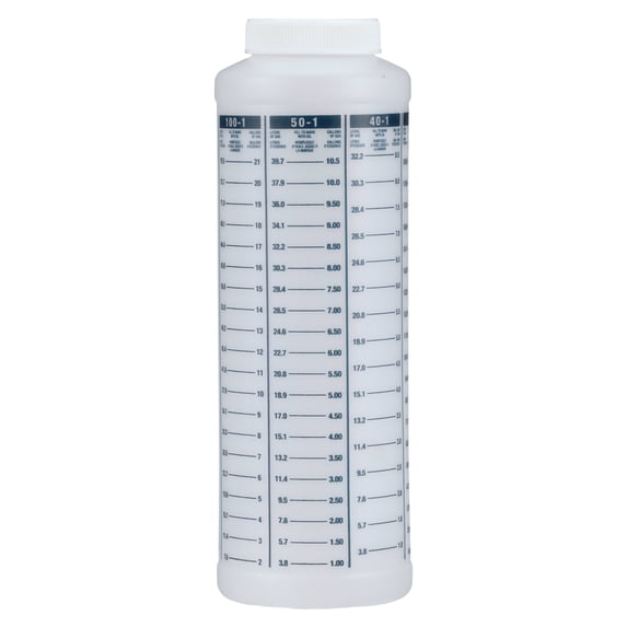 Attwood Wide-Mouth Marine Fuel/Oil Mixing Bottle 1-Quart
