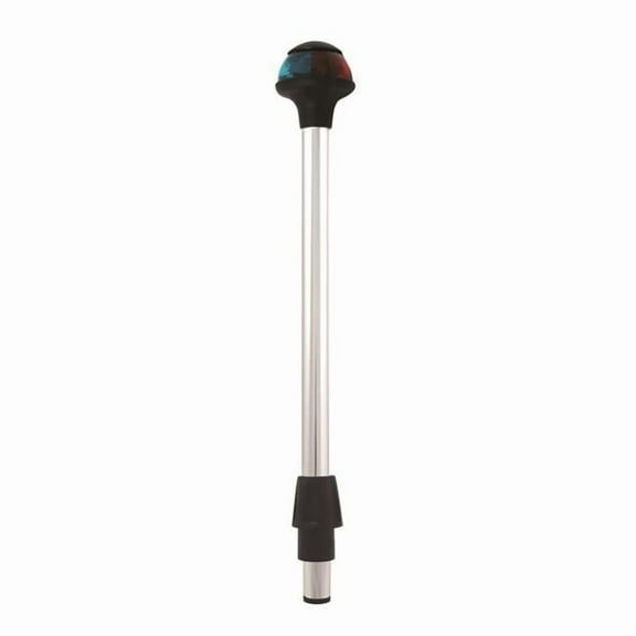 Attwood 14" Angled 1-Mile Pulsar Pole Mounted Bi-Color Stowaway, 2-Pin Standard Pole
