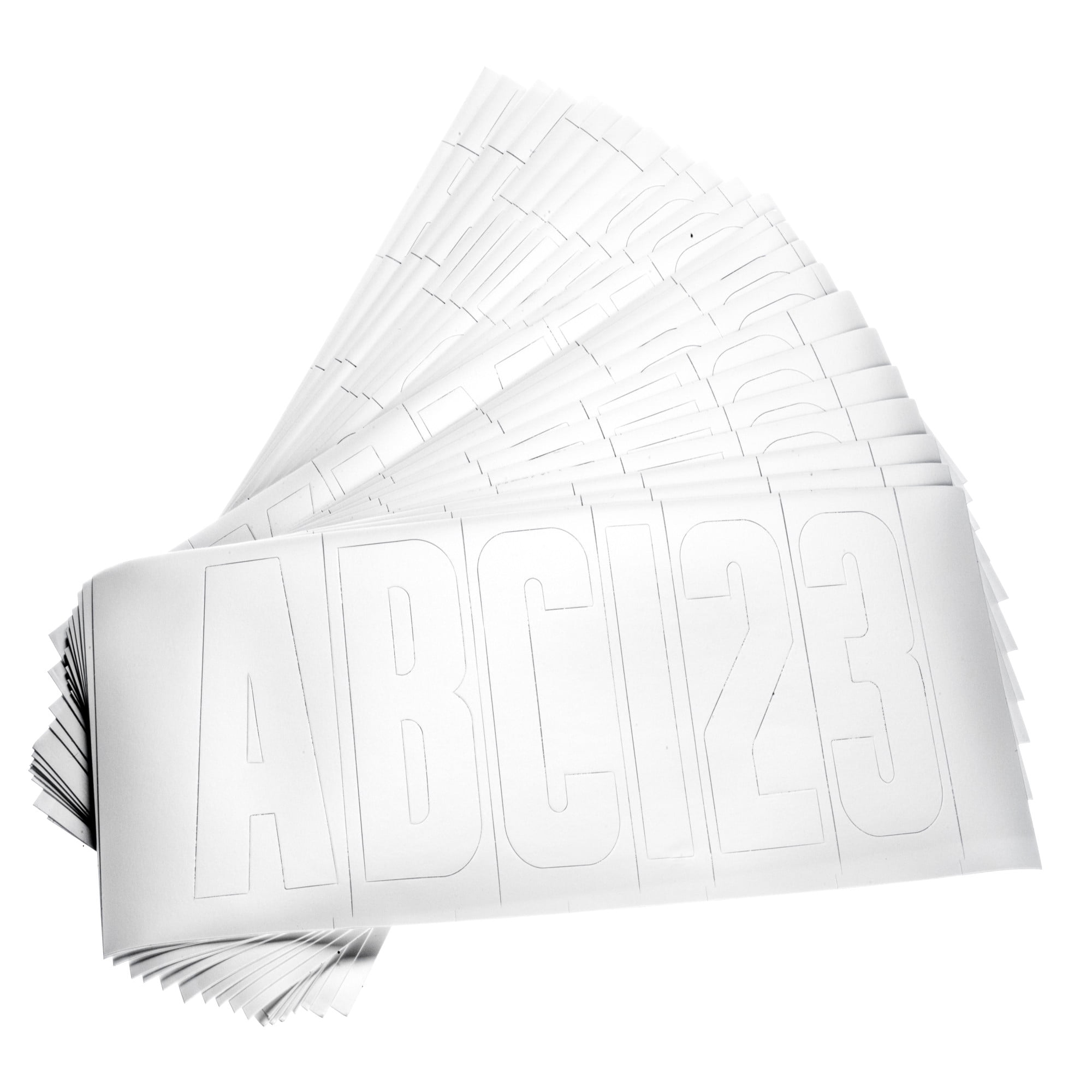 Attwood 141417 Waterproof 148Piece Vinyl Boating Letter and Number Kit, White Finish