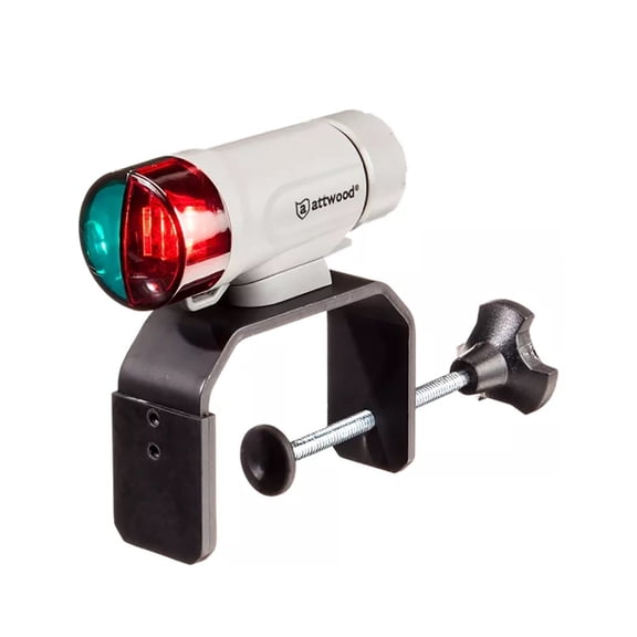 Attwood Water-Resistant All-Craft Portable Navigation Light Kit with Marine Gray Finish