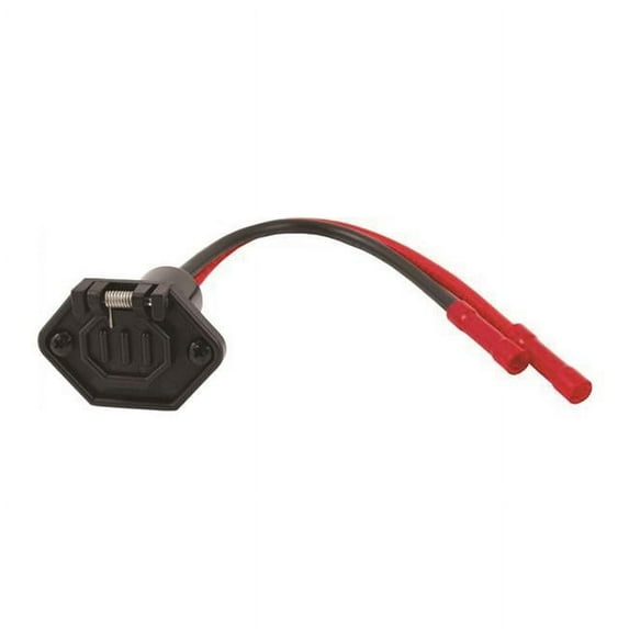 Attwood 14366-6 Heavy-Duty Trolling Motor Connector - Female / 2-Wire / 8-Gauge / 12 Volt