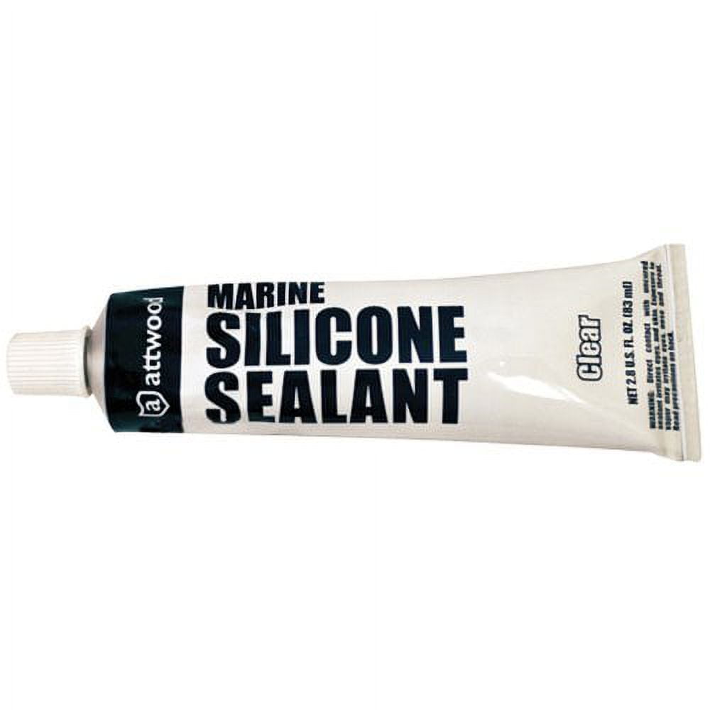 Attwood 2.8 oz Silicone Sealant, Clear