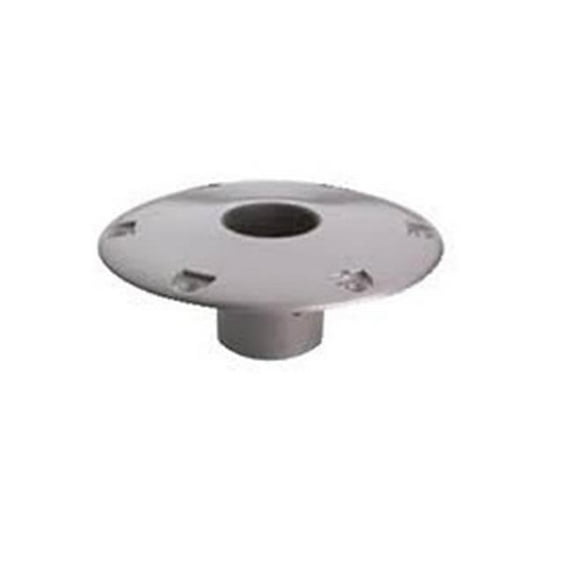 Attwood 238312-1 238 Series Socket Base - Aluminum, 9" Round