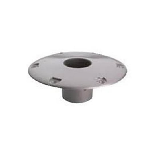 Attwood 238312-1 238 Series Socket Base - Aluminum, 9" Round