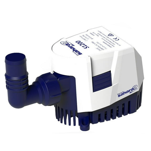 Attwood 55137 Sahara MK2 Automatic Bilge Pump, 1200 GPH
