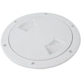 thumbnail image 1 of Attwood 6" Deck Plate, White, 1 of 2