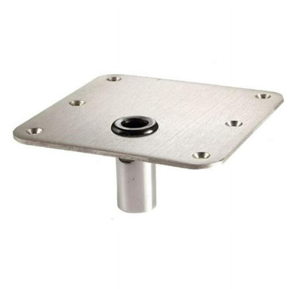 Attwood 67739SC 7 x 7 in. Stainless Steel Base Side Center