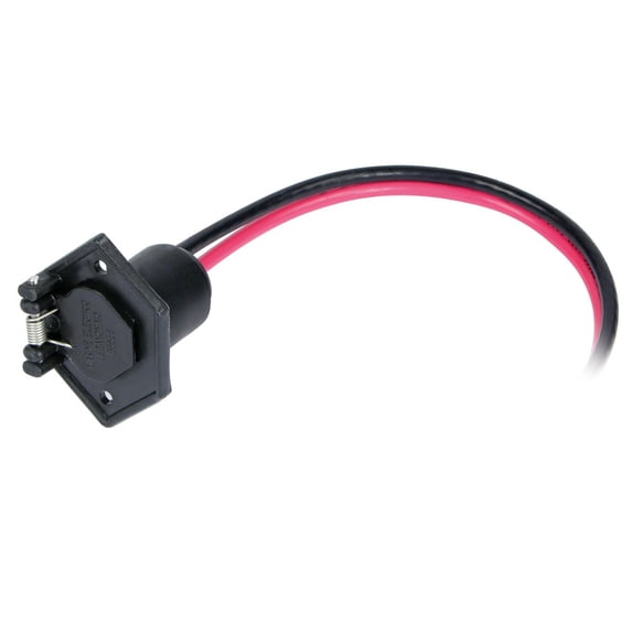 MotorGuide 8M4000954 Trolling Motor Power Receptacle, 2-Prong 12V, 24V or 36V Trolling Motors, for Bow-Panel Installation
