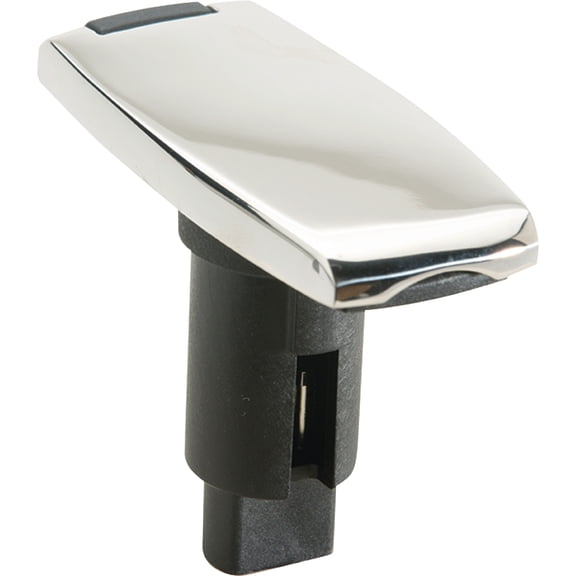 Attwood 910V3SS-7 LightArmor 910V Series 3-Pin Rectangular Light Base - 316 Stainless Steel