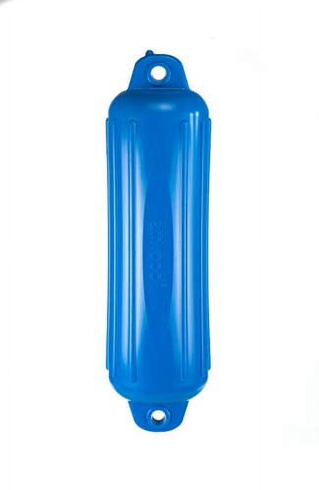 Attwood 9356BD1 Softside UV-Resistant Marine Oval Boat Fender, Blue, 6-Inch x 24-Inch