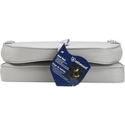 Attwood 98395GY Low-Back Padded Boat Seat, Gray, High-Impact Plastic Frame, 7 Inches W x 16 Inches D x 16 Inches H