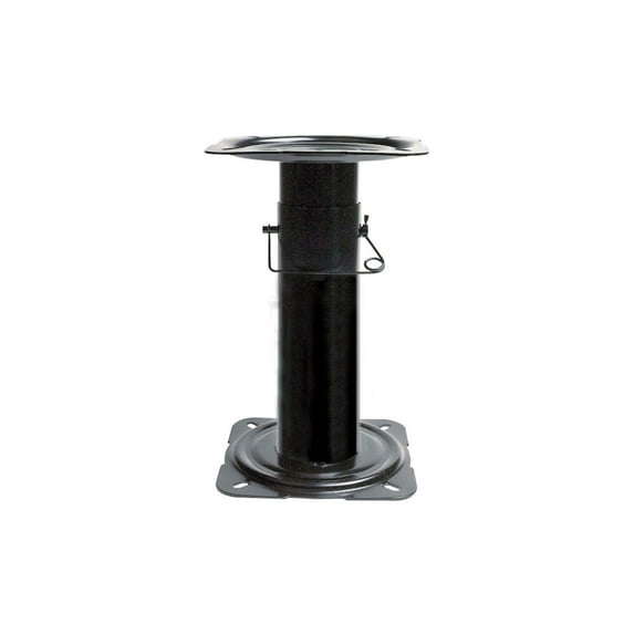 Attwood Black Powder Coated 7" Seat Pedestal