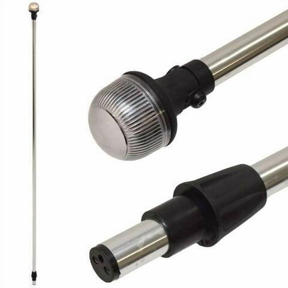 Attwood Boat All-Round Pole Light | 60 Inch 2NM Articulating