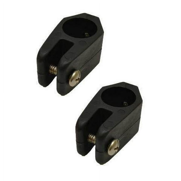 Attwood Boat Jaw Slides | 7/8 Inch Nylon Black (Pair)