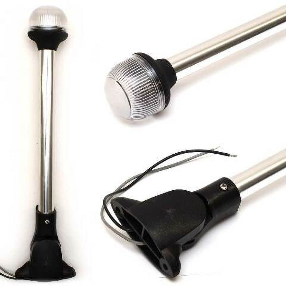 Attwood Boat Navigation Light 1843247 All Round Fold Down 13 Inch