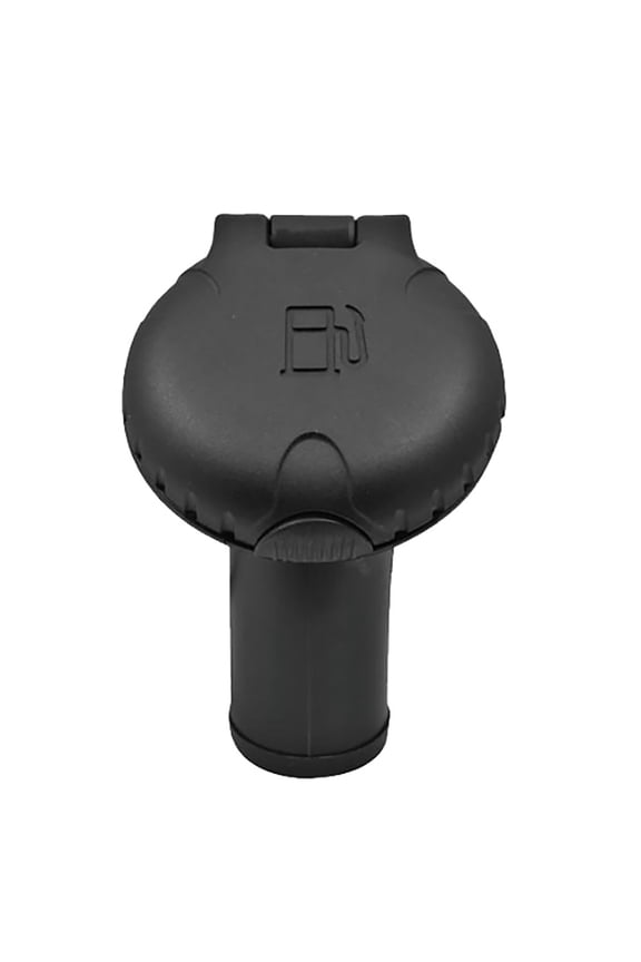 Deck Fill f/Carbon Canister System - Angled Body & Scalloped Black Plastic Cap