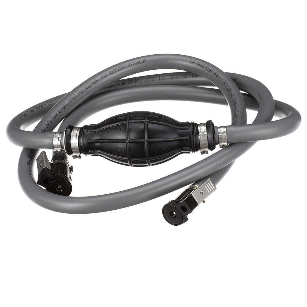 Attwood Marine Johnson/Evinrude Fuel Line Hose Kit - 3/8" Diameter x 6' Length, No Tank Fitting