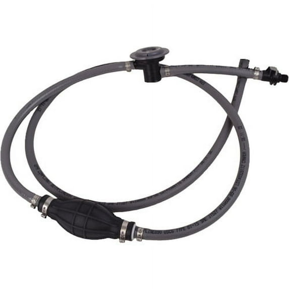 Attwood Fuel Line Hose Kit with Fuel Demand Valve and Sprayless Connector, 3/8" x 6\'