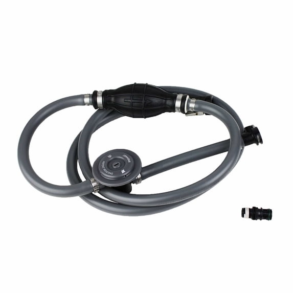 Attwood Fuel Line Hose Kit with Fuel Demand Valve and Sprayless Connector, 3/8" x 6\'