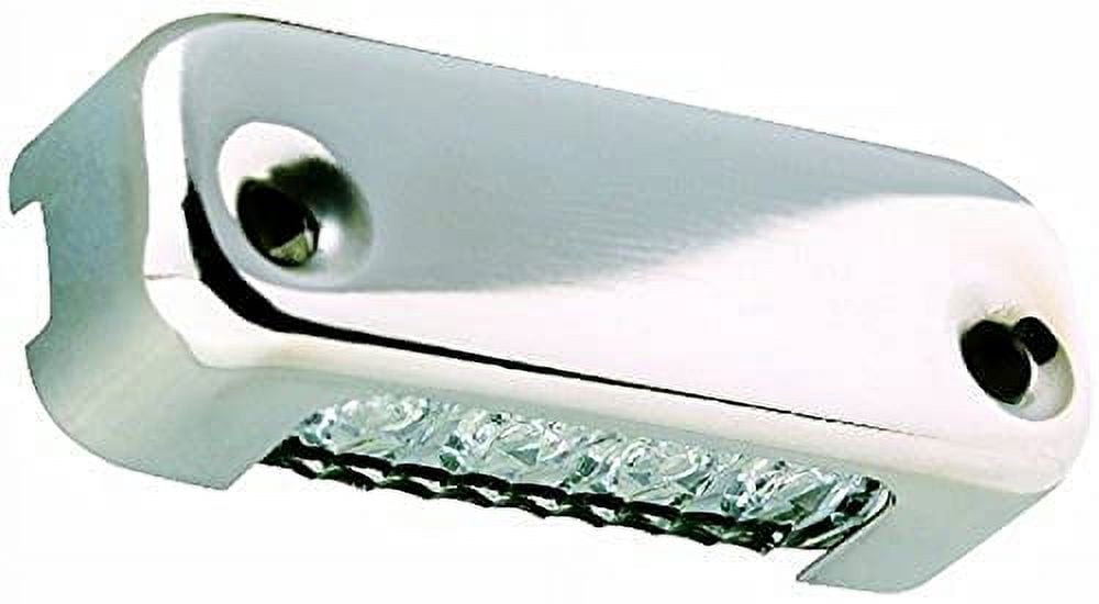 Attwood Blue LED Micro Light w/Stainless Steel Bezel  Vertical Mount [6350B7] main image 1