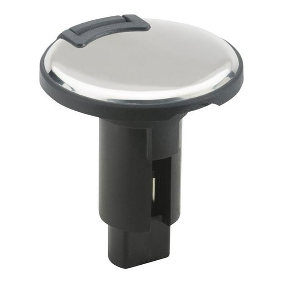 Attwood LightArmor Plug-In Base - 2 Pin - Stainless Steel - Round | Bundle of 2 Each