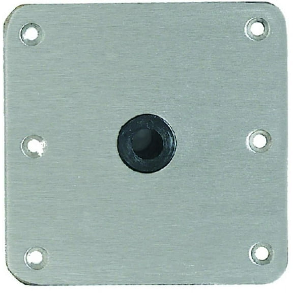 Attwood Lock-N-Pin 7" x 7" Base Plate with Bronze Bushing