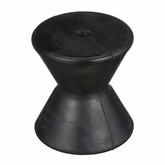 Attwood Mari 112091 4 in. Boat Trailer Rubber Bow Roller, Black